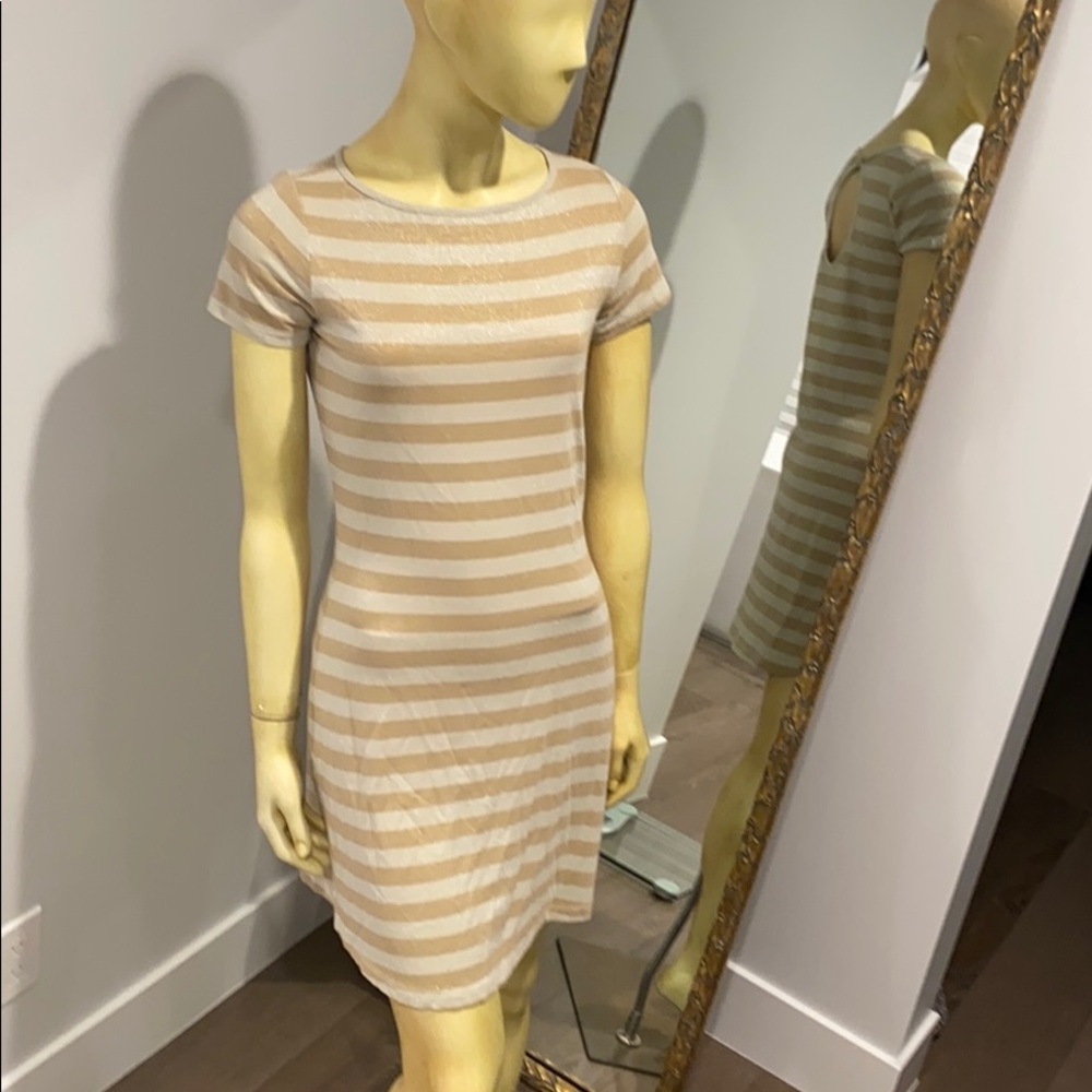 Goldie stripes short dress